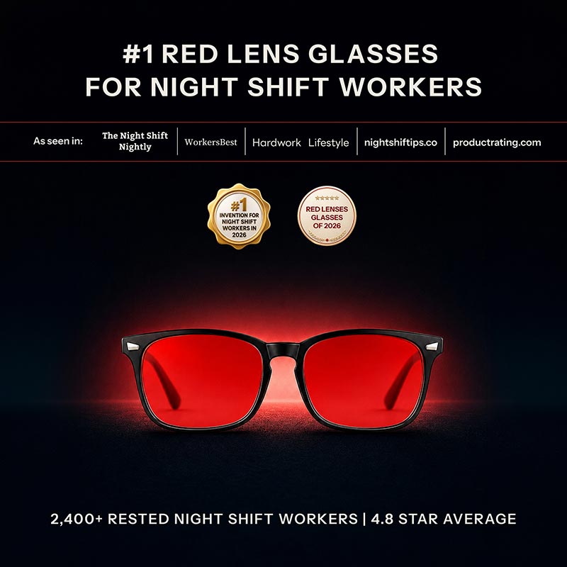 Noirshift Red Lens Glasses